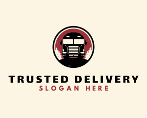 Vintage Trucking Logistics logo design