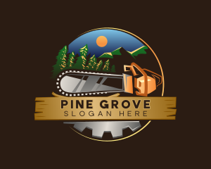 Lumberjack Chainsaw Pine logo