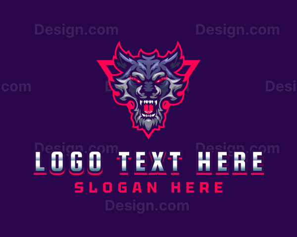 Gaming Wolf Avatar Logo