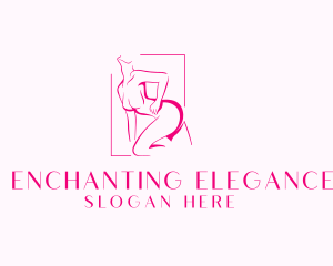 Erotic Woman Body logo design