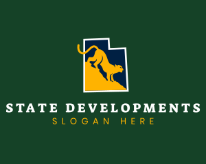 Utah Cougar State logo design