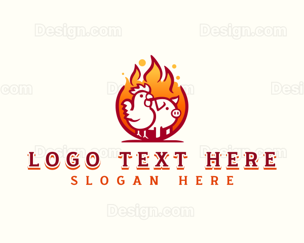 Chicken Pork Grill Logo