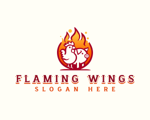 Chicken Pork Grill logo design