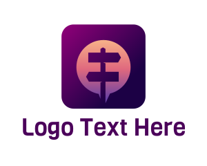 Street Sign Messaging App logo