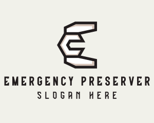 Mechanic Letter E logo design