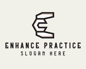 Mechanic Letter E logo design