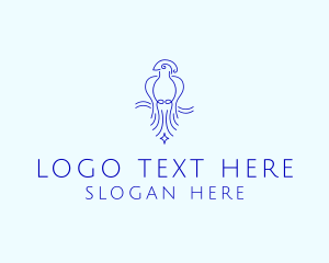 Minimalist Elegant Bird  logo