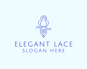 Minimalist Elegant Bird  logo design