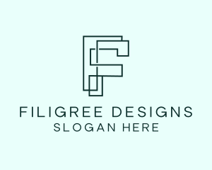 Creative Geometric Structure logo design