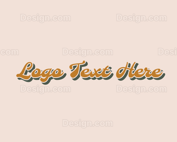 Artistic Retro Fashion Logo