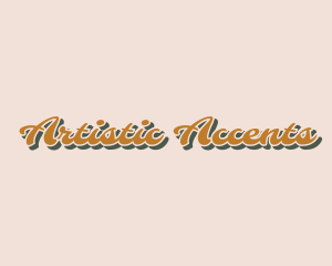 Artistic Retro Fashion logo design