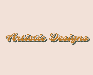 Artistic Retro Fashion logo design