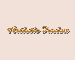 Artistic Retro Fashion logo design