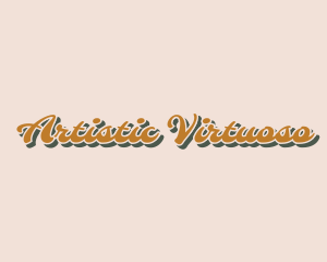 Artistic Retro Fashion logo design