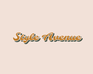 Artistic Retro Fashion logo design