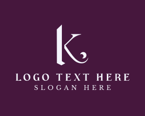 Luxury Fashion Letter K logo