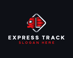 Cargo Truck Forwarding logo design