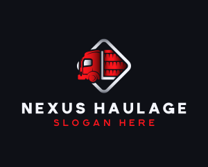 Cargo Truck Forwarding logo design