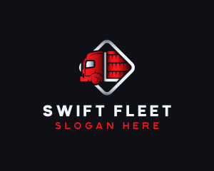 Cargo Truck Forwarding logo design