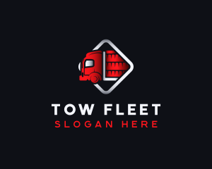 Cargo Truck Forwarding logo design