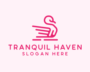 Swan Lake Outline logo