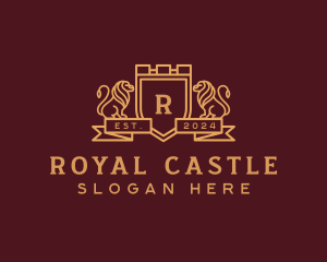 Royal Lion Crest logo design