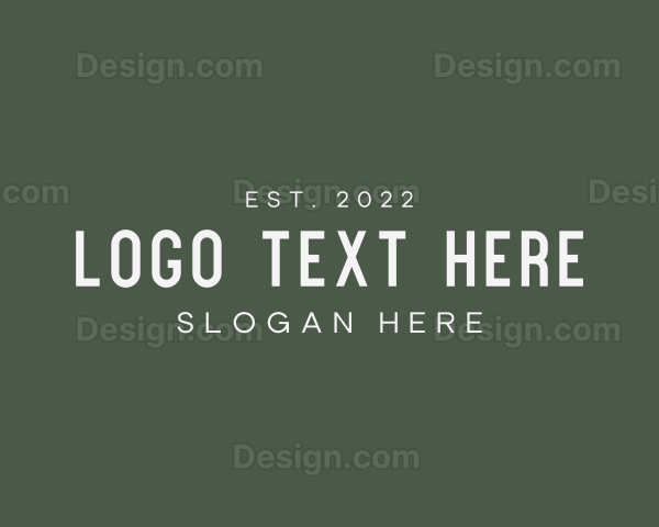 Modern Simple Business Logo