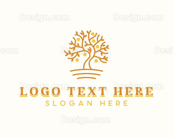 Nature Garden Tree Logo