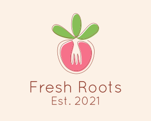 Vegetable Fork Restaurant  logo