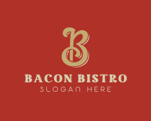 Retro Cafe Bistro logo design