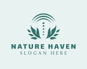 Leaf Nature Relaxation logo design