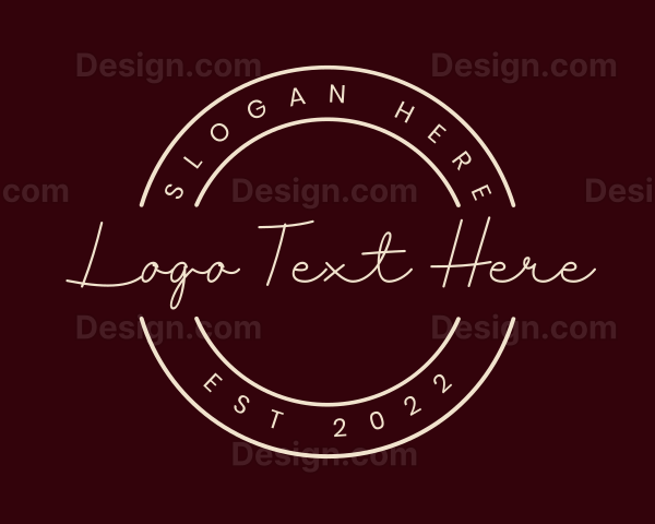 Elegant Cursive Business Logo