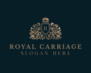 Regal Crown Shield logo design