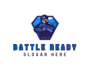 Gaming Soldier Military logo design