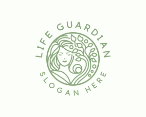 Eco Woman Wellness logo design