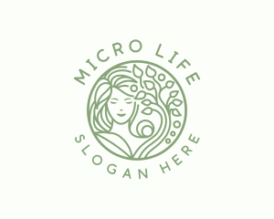 Eco Woman Wellness logo design