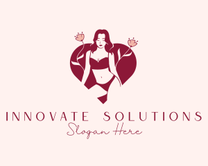 Woman Heart Bikini Underwear logo