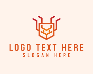 Gradient Shield Antler  logo