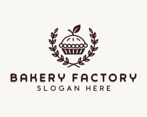 Wreath Pie Bakery logo design