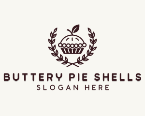 Wreath Pie Bakery logo design