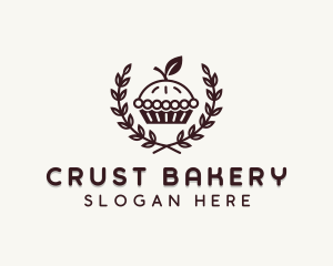 Wreath Pie Bakery logo design