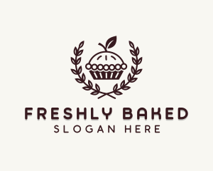 Wreath Pie Bakery logo design