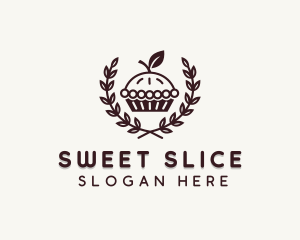 Wreath Pie Bakery logo design