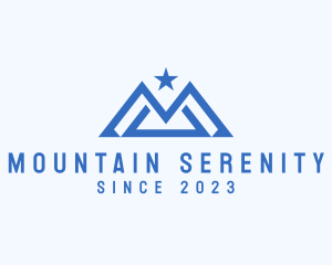 Blue Mountain Letter M logo