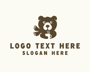 Coffee - Bear Coffee Cafe logo design