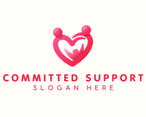 Heart Family Care logo design