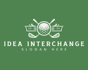 Golf Ball Sports logo design