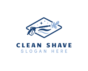 Clean Pressure Washer logo design