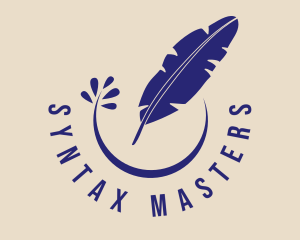 Ink Quill Feather logo