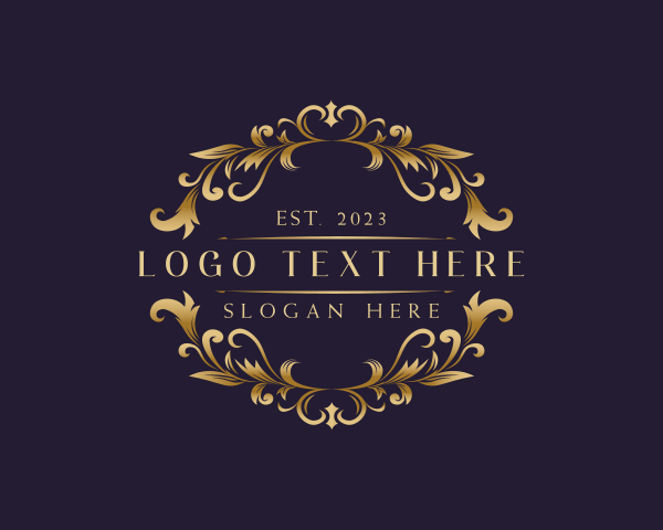 Luxury Royalty Decorative Ornamental logo